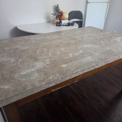marble table