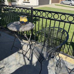 Beauty metal Cafe Set