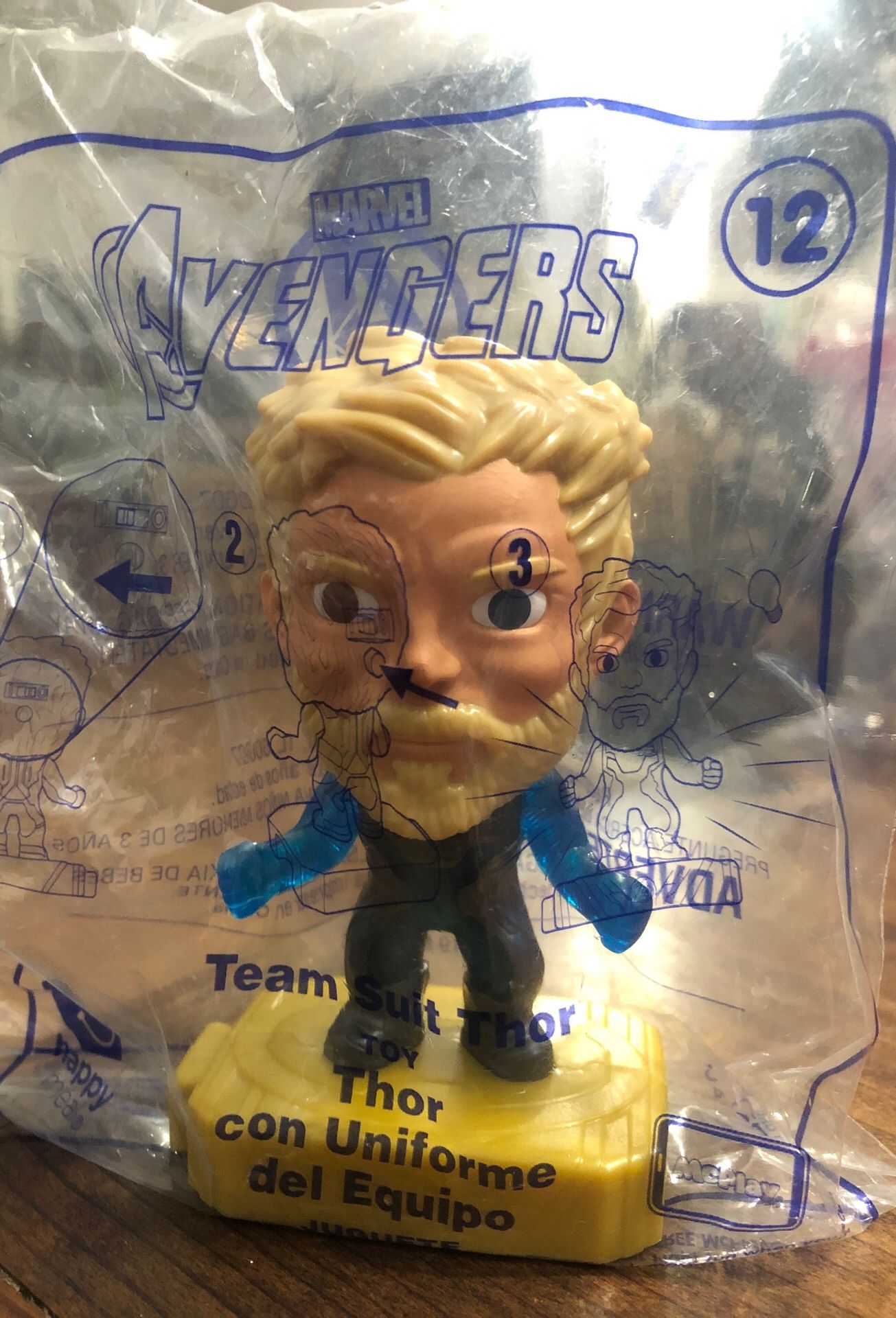 McDonald’s Avenger toys #12 Team Suit Thor