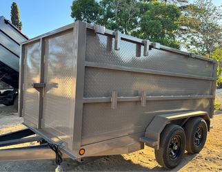 Brand New 12ft Long Hydraulic Dump Trailer with TARP 👍🏻
