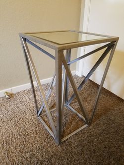 Two Mirrored Silver in tables