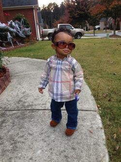 Burberry shirt and true religion pants