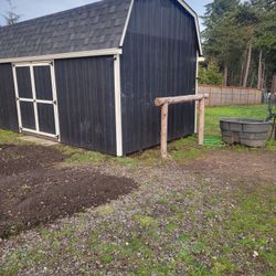 12x10 With Side Door And Double Loft Building