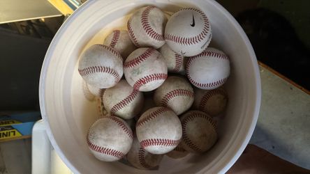 Leather baseballs