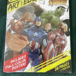 New Crayola Art With Edge Avengers Coloring Pages
