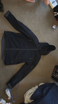 Black Zip-Up Hoodie Jacket