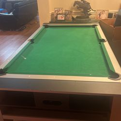 Mini Billiard Table With Multi Game Swivel Table