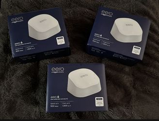 Eero 6 - WiFi Mesh Router & 2 Extenders - Like New