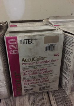 Tile grout $4