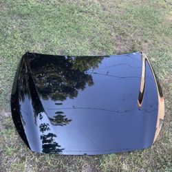 Infiniti Q60 OEM Black Hood Parts Front