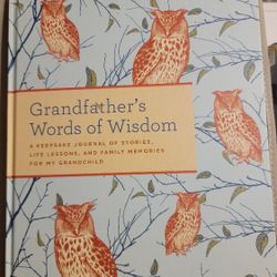 Grandfather's Words Of Wisdom Hardback Journal New