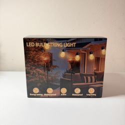LED Bulb String Light Decorative patio yard