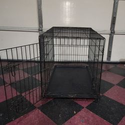 Large Heavy-Duty Metal Dog Crate (36” x 22” x 24”)