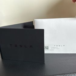 Brand New Unusued Original Tesla Car Cards