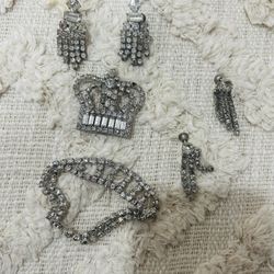 Earrings, Necklace And Bracelets 