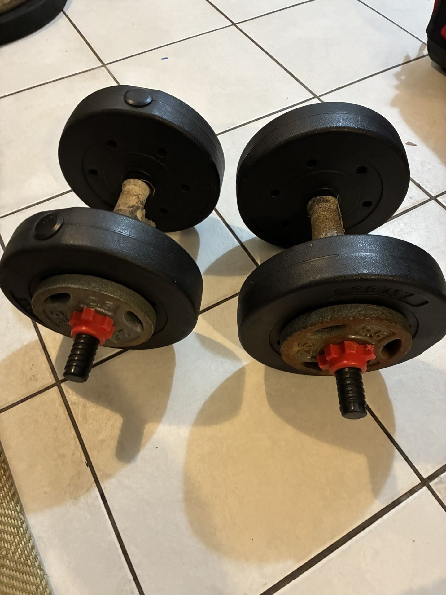 Used Standard Weights Bar,dumbbells Clamps