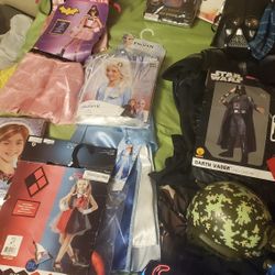 Halloween costumes different size $15 age