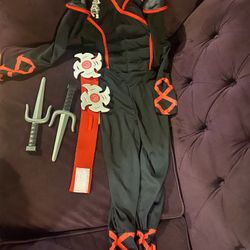 Ninja Costume 7-8 Year Old
