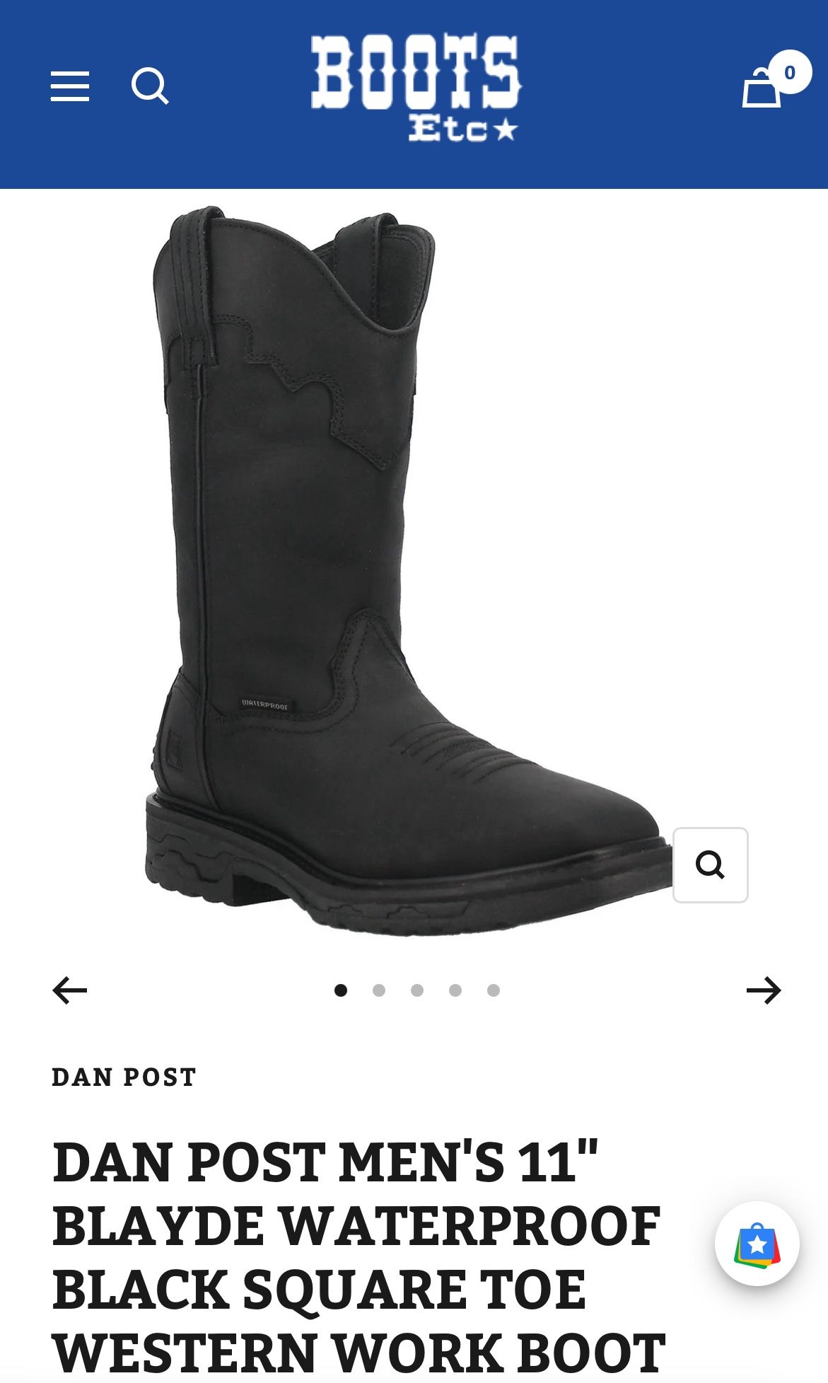 Dan Post Waterproof Work Boot