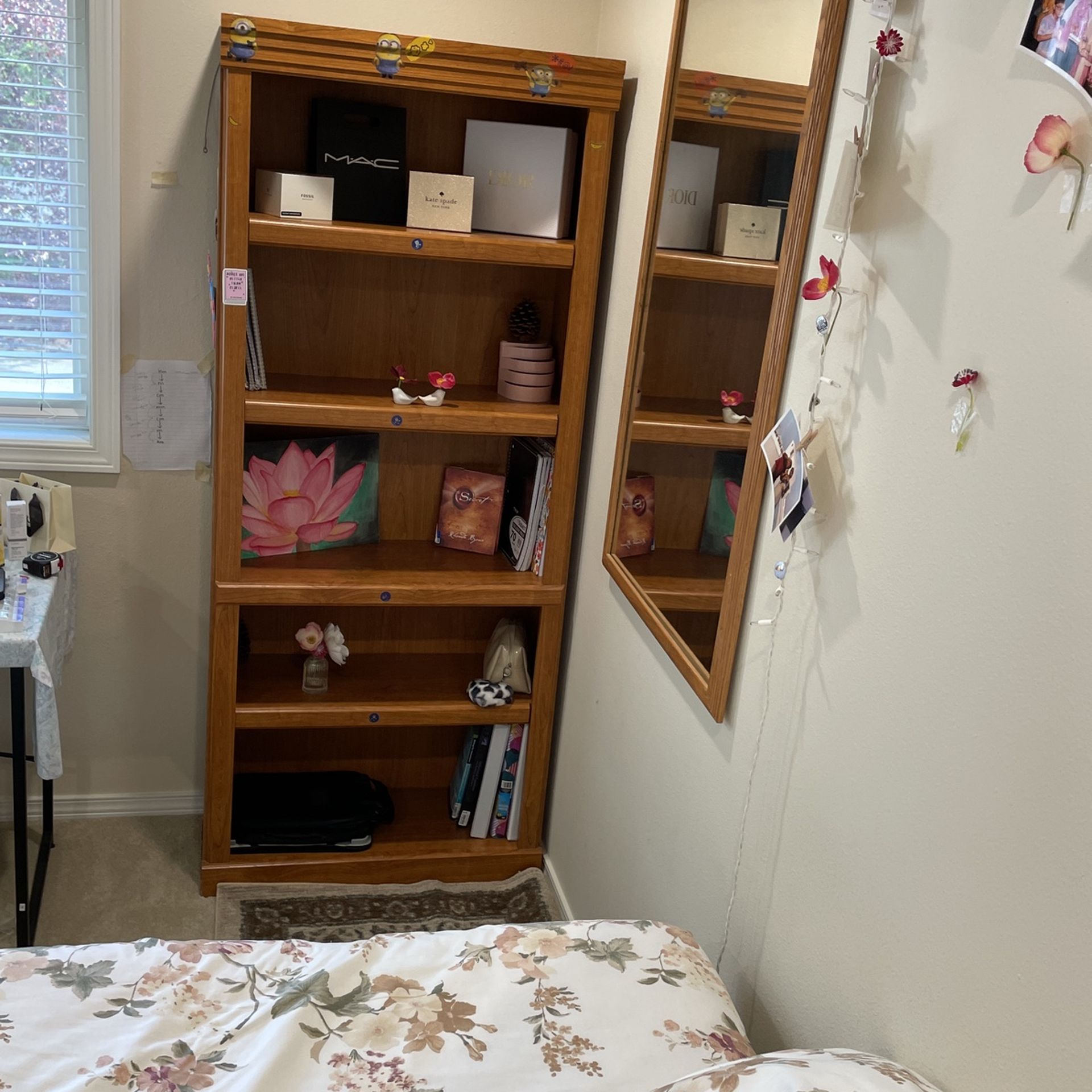 Light Brown Bookshelves/bookcase