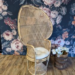 Vintage Peacock Chair