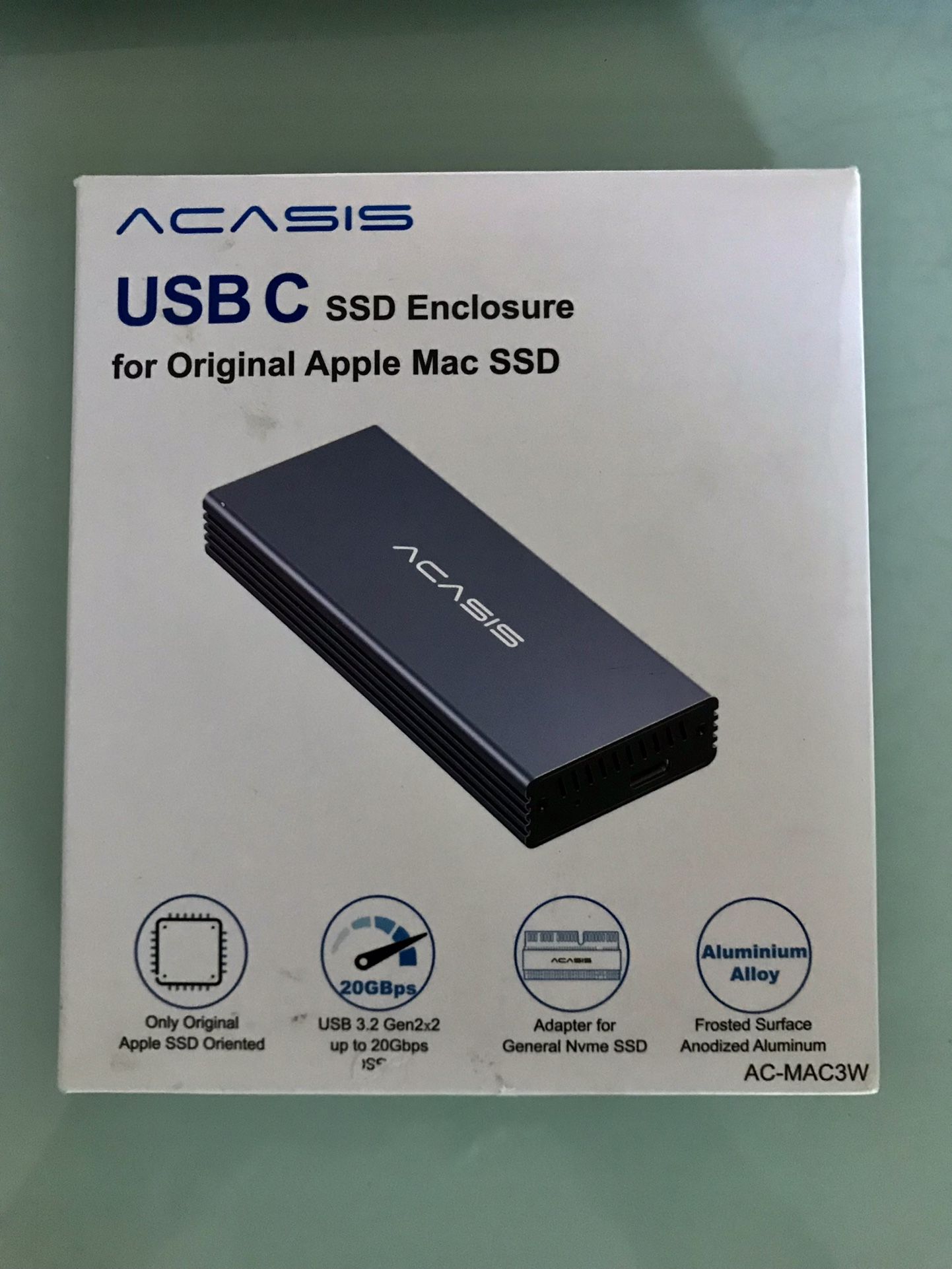 ACASIS USB C 3.2 SSD Enclosure for Apple SSD 12+16 Pin MacBook