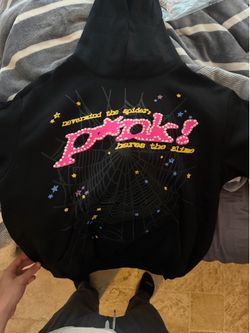SP5DER Black P*nk! Hoodie Medium