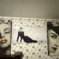 Audrey Hepburn and Marilyn Monroe pictures