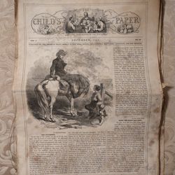 November 1854 Through July 1856 Monthly Editions of "The Child's Paper"