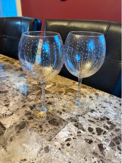 Hand-painted globe glasses