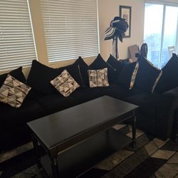 Couches And 3 Tables