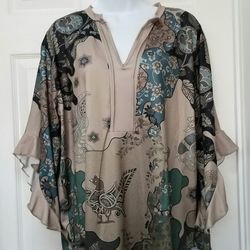Paisley Print Top L