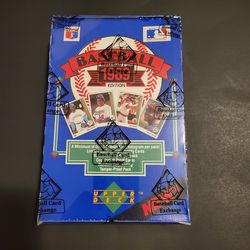 1989 upper deck low series box BBCE FASC