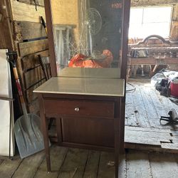 Entry Table With Mirror 