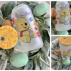 Last Minute Easter Winnie The Pooh Glass Cup