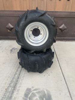 Small quad paddle tires