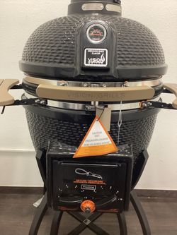 Vision Grills 22 in. Kamado S-Series Ceramic Charcoal Grill in