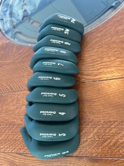Castle Bay Oversized Golf Iron Head Covers Set 2–9 + PW & SW
