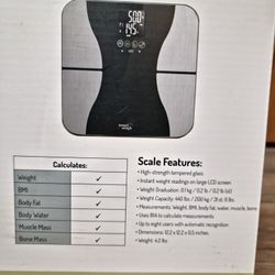 Smart Weigh Bodyfat Scale SBS500