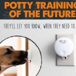 Dog Training Mighty Paw Smart Bell 2.0 – Potty Training Button for Dogs & Puppies – Train Your Dog to Ring The Bell – Wireless Pet Communication