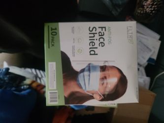 5 PACK OF 10pc Face Shields