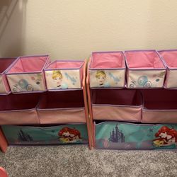 Delta Children Design & Store 6 Bin Toy Storage Organizer, Disney Princess