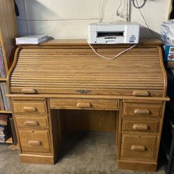 Antique Eagle 🦅 Craft Roll Top Desk
