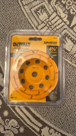 4-1/2 in. Double Row Diamond Cup Wheel