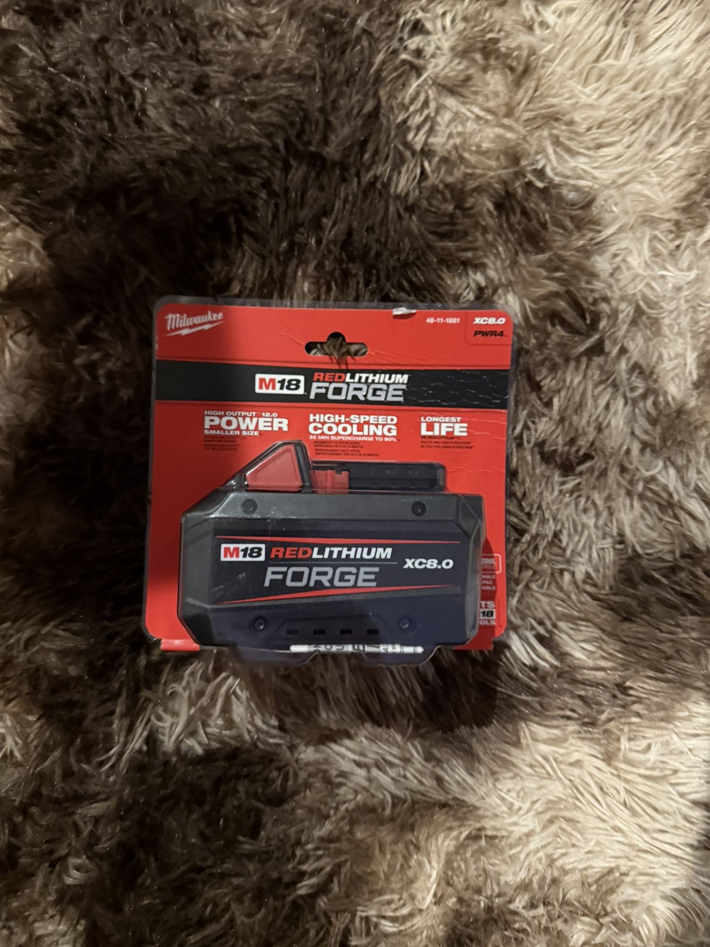 Milwaukee M18 18V Lithium-lon REDLITHIUM FORGE