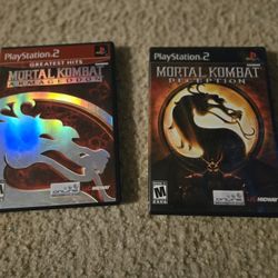 Mortal Kombat Bundle Armegeddon & Deception For Playstation 2 (CIB)