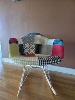 MCM-Style Eiffel Rocking Chair
