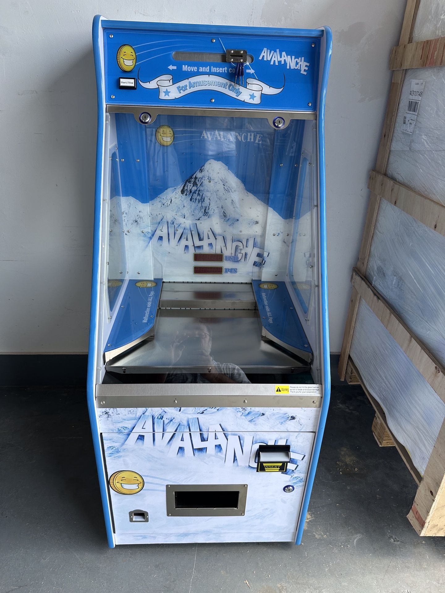 Coin Push, Coin Pusher, Quarter Pusher, Token Pusher Machine