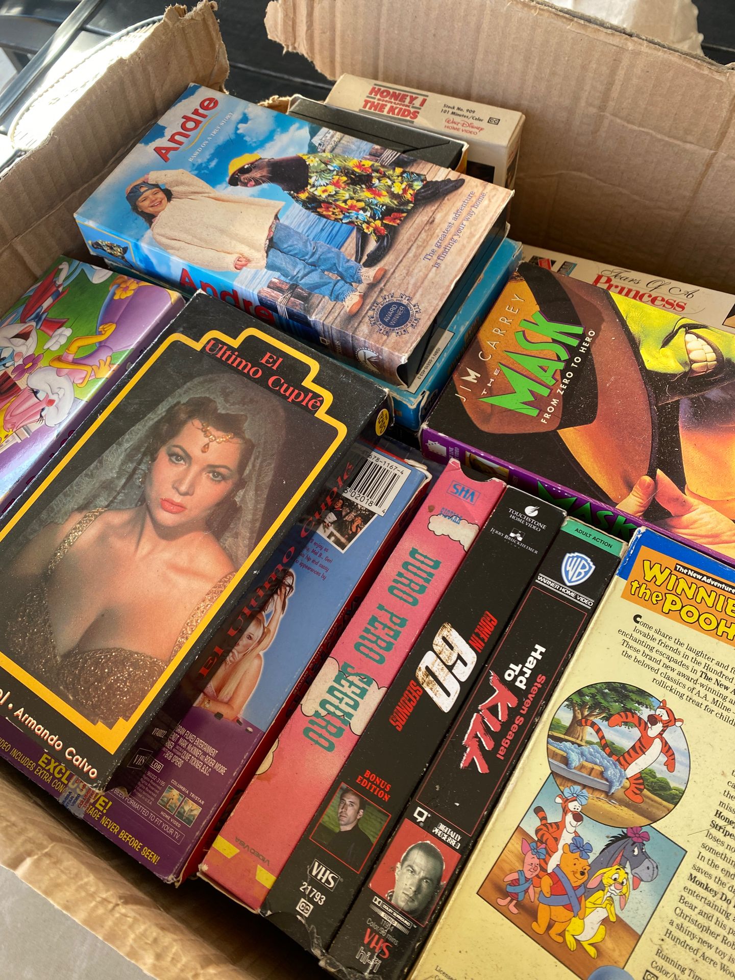 VHS TAPES (6 boxes) make me an offers