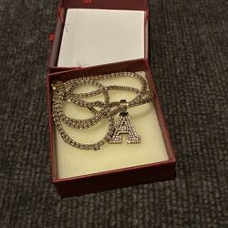 Real Gold & Diamond Necklace 